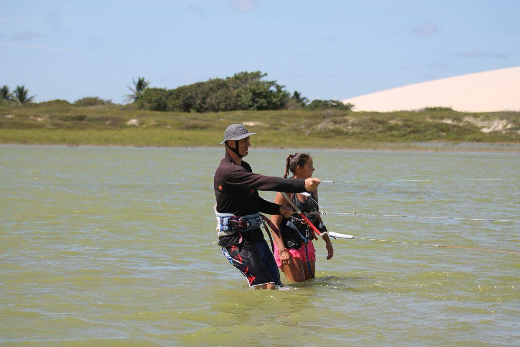 Aulas intermediárias de kitesurf