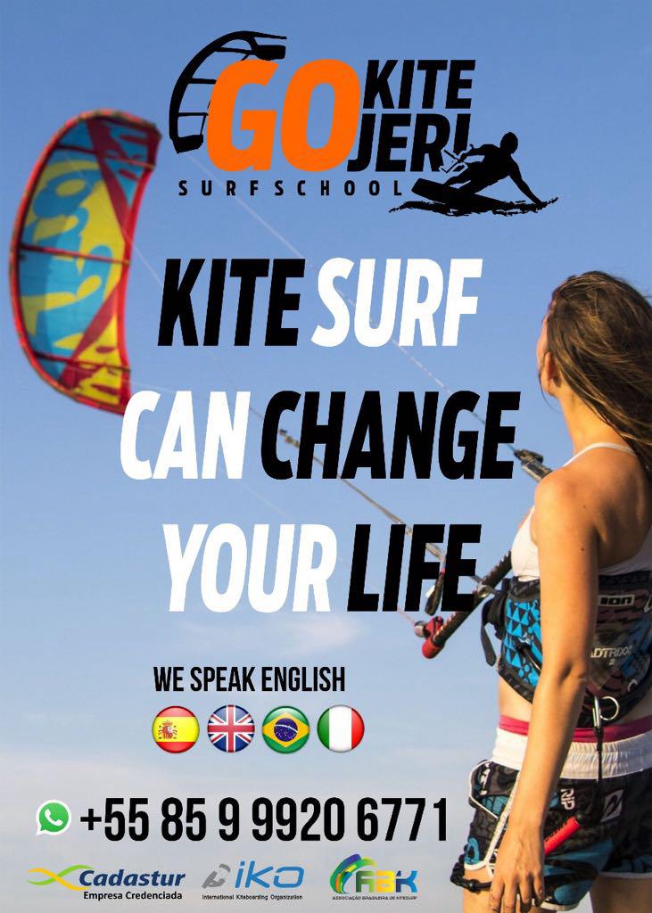 Idiomas e contato GoKiteJeri